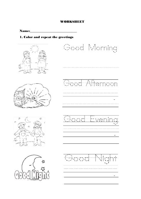 kindergarten worksheets  pics