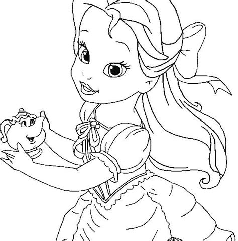 disney baby princess coloring pages  getcoloringscom