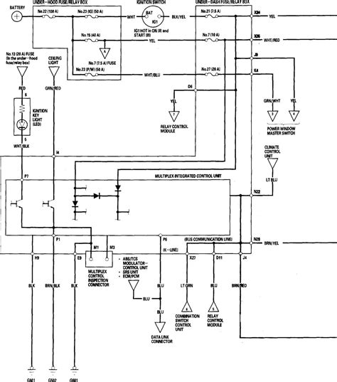 honda accord  wiring diagrams body controls carknowledgeinfo