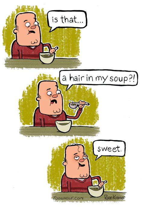 toonhole soup hair food meal comics funny comics and strips cartoons funny