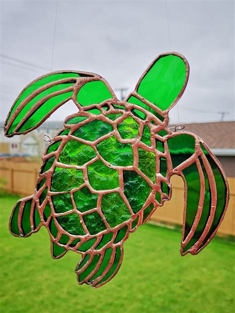 turtle stained glass patterns stained glass projects stained glass