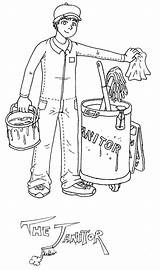 Janitor sketch template