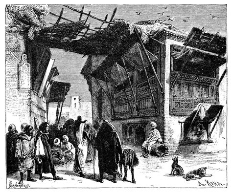 A School In Fez Morocco 1895 Artist Drawing By Print Collector Fine