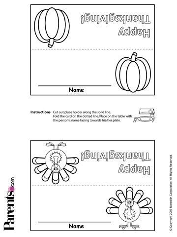 plan  baby shower thanksgiving place cards thanksgiving