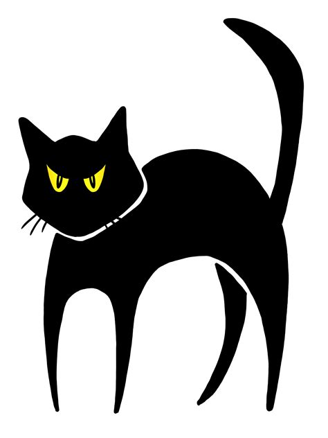 black cat clip art clipart