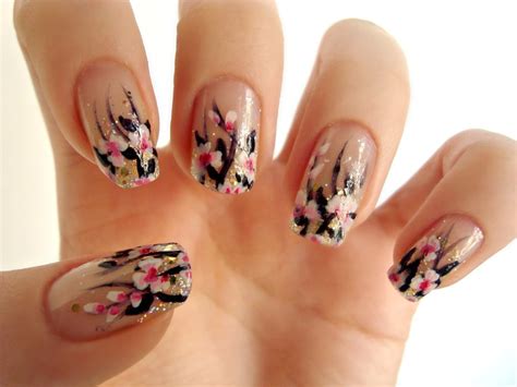 55 most beautiful flowers nail art design ideas