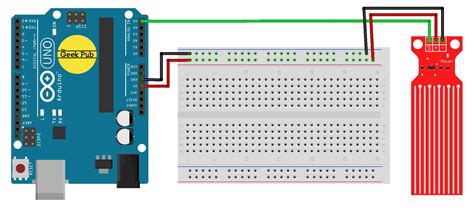 water level sensor arduino circuit diagram wiring view  schematics diagram