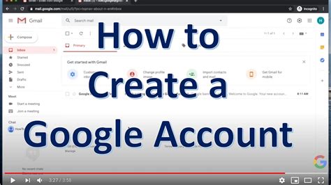 create google account youtube