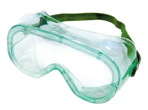 frey scientific safety goggle green tinted body clear