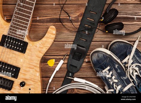 modern electric guitar stock photo alamy