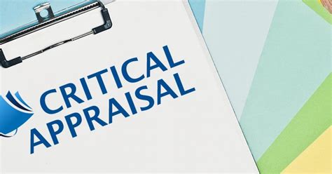 critical appraisal revealed  logo   critical appraisal