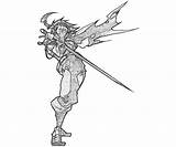 Strider Hiryu Skill Coloring Pages sketch template