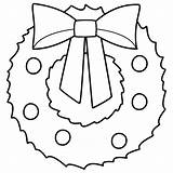 Coloring Wreath Christmas Print sketch template