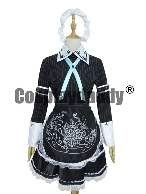 Touhou Project Izayoi Sakuya Cosplay Maid Dress Set Costume Cosplay