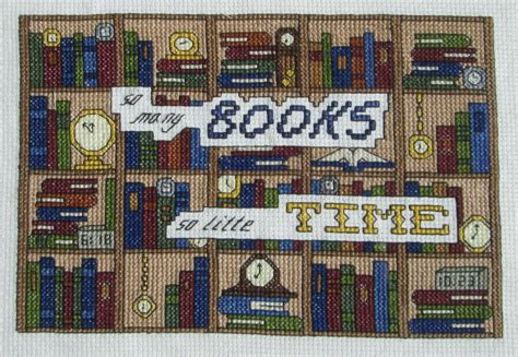 cross stitch pattern   books   time