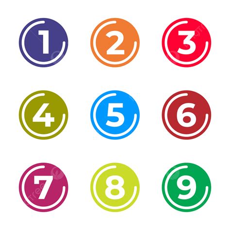 clipart transparent background numbers design  vector  png
