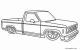 Lkw Lowrider Ausmalbilder Trucks Pickup Cool2bkids sketch template