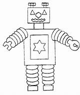 Robot Coloring Pages Kids Robots Printable Book Color Fan Template Sheets Clipart Electric Read Cartoon Popular sketch template