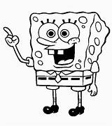 Sponge Squarepants sketch template