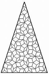 Penrose Mathematical Tourist Rhomb sketch template
