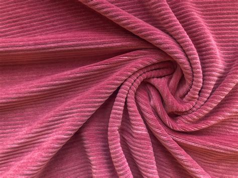 ribbed velour rose stonemountain daughter fabrics