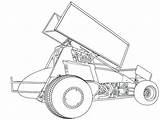 Getcolorings Nascar Imca Karts Outlaw sketch template