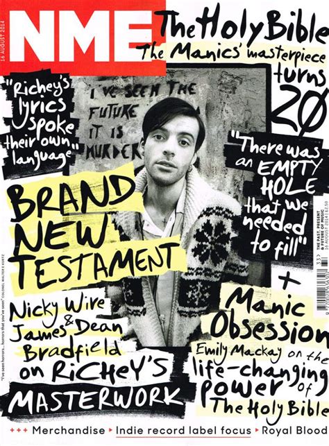 Nme Cover Manic Street Preachers