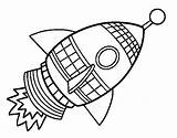 Nasa Coloring Pages Getcolorings Rocket sketch template