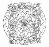 Mandala Colorear Mandalas Nouveau Pages Coloring Para Dibujos Flores Flowers Color Adultos Colouring Conduit Search sketch template