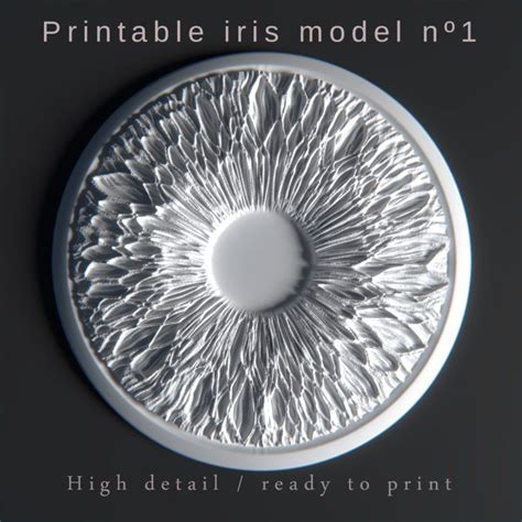 inspired  iris  model  mockup