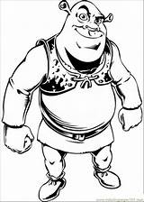 Shrek Coloring Printable Pages Ogre Color Colouring Cartoons Printables Book sketch template