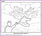 Elisha Coloring Elijah Kids Pages Departure Chariot Witnesses Fire Biblewise Bible Chariots Korner Naaman Fun Children Designlooter Template Jesus Drawings sketch template