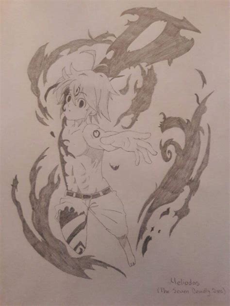 Sir Meliodas Drawing The Seven Deadly Sins Anime Amino