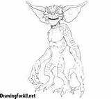 Coloring Pages Gremlins Drawing Draw sketch template