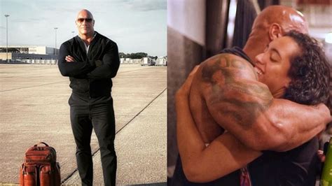 dwayne johnson praises daughter simone for signing with wwe fitness volt