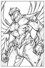 Darkhawk Pant Paolo Pantalena Deviantart Mistress Thanos Death sketch template