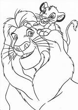 Simba Coloring Pages Printable Kids sketch template
