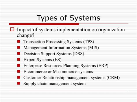 types  system