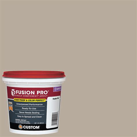 custom building products  oyster gray fusion pro  qt  home depot canada
