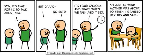 Son It S Time For Us To Talk About Sex Cyanide And Happiness Explosm