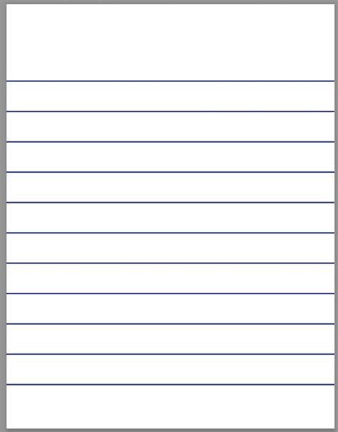 making lined paper evenly spaced lines paper template lined