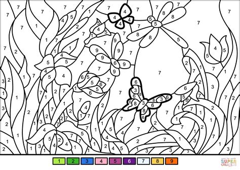 flower garden coloring pages