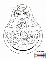 Matryoshka Paint Nesting Resultaat Stacking Babushka Russie Searchpp sketch template