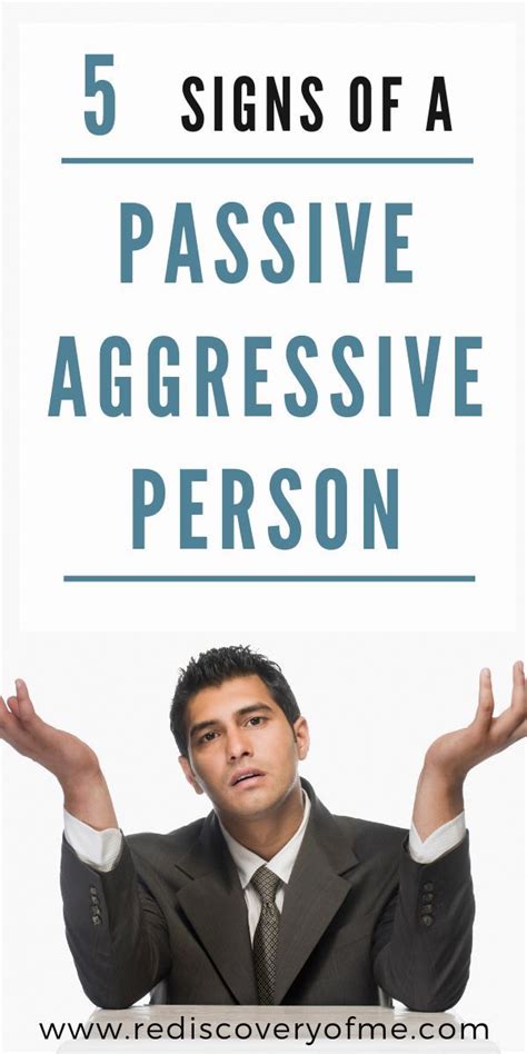5 Signs Of A Passive Aggressive Person Passive