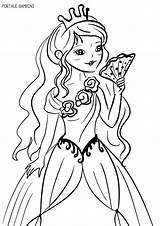 Principesse Principessa sketch template
