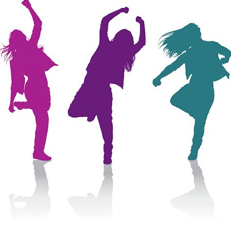 women hiphop dance illustrations royalty free vector graphics and clip