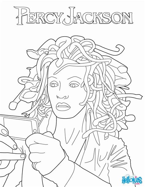 percy jackson coloring pages percy jackson coloring pages medusa