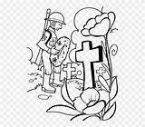 Memorial Coloring Pages Remembrance Clipart Kids Visit Tomb Pinclipart sketch template