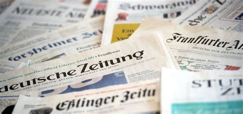 German Newspapers The Most Important Daily Newspapers In Germany