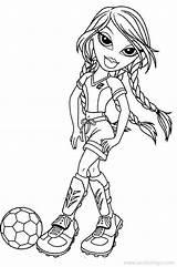 Bratz Coloring Pages Baby Football Playing Soccer Play Print Cartoon Jade Printable Girl Jpeg Xcolorings Pdf 99k Resolution Info Type sketch template